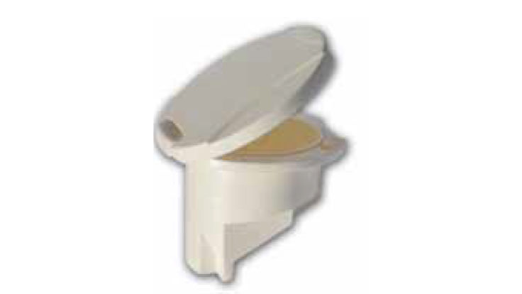 DUŞ YUVASI YAN MONTAJ BEYAZ KAPAKLI